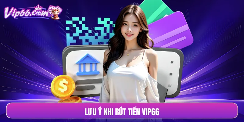 Lưu ý khi rút tiền VIP66